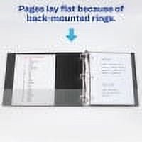 Avery Durable View 3 Ring Binder, 3" Slant Rings, 4 Black Binders