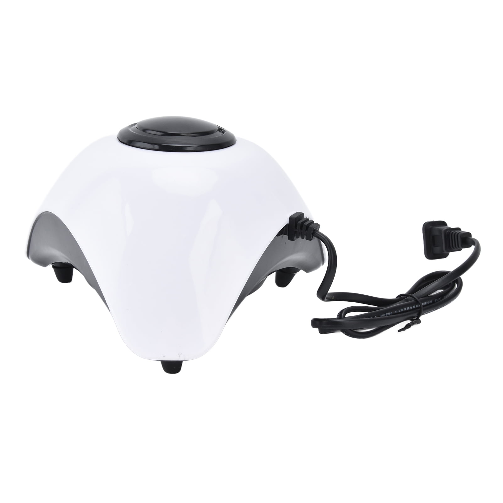 Yajisi Ultra-Quiet Aquarium Air Pump 10W Dual Outlet Oxygen Pump for Fish Tanks up to 1.5m / 4.9ft Depth, Household Portable Aerator with Air Stones and Tubing (7.5 x 4.5 inches / 19 x 11.5 cm)
