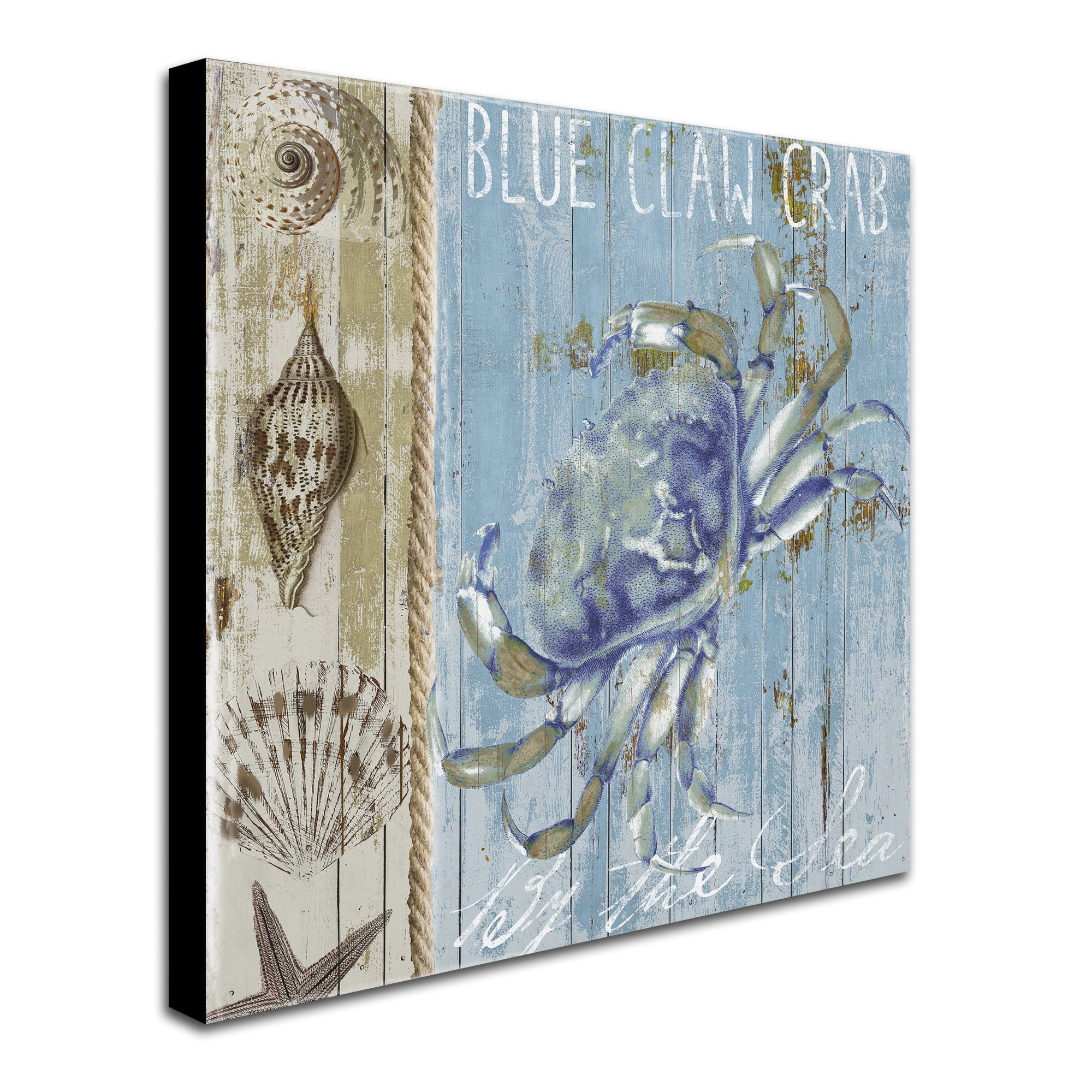 Trademark Fine Art "Blue Crab I" Canvas Art by Color Bakery