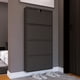 thumbnail image 1 of Zapatero de acero ultrafino, pared colgante estrecha con cerradura, elevador de pasillo, zapato tipo cubo abatible para puerta, 15cm, 1 of 4