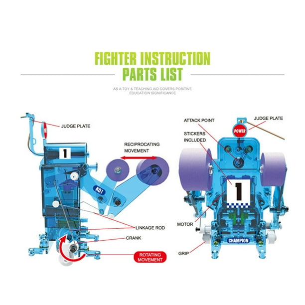Cameland Electronic Boxing Toys RC Fighting Robots Assembly DIY