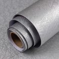 thumbnail image 1 of 1pc Silver Gray Silk Contact Paper, Self Adhesive Wallpaper, Peel And Stick, Removable Home Decoration For Cabinet Countertops Furniture Room Background, 1 of 4