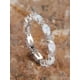 thumbnail image 1 of 1 PC Cubic Zirconia & Faux Opal Ring For Women For Wedding Engagement Anniversary Party Jewelry Valentine's Day Gift, 1 of 4
