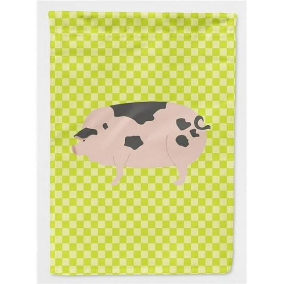 Caroline's Treasures BB7766GF Gloucester Old Spot Pig Green Flag Garden Size , Small, multicolor