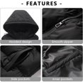 thumbnail image 4 of Men's Quilted Winter Vest Outdoor Removable Hooded Padded Puffer Vest, 4 of 5