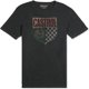 thumbnail image 1 of Camiseta gráfica Lucky Brand para hombre con escudo de Castrol negro grande, 1 of 1
