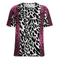 thumbnail image 5 of Animal Print Patterns T Shirts Basic T-Shirt Short Sleeve Ladies Tee Shirt Summer Graphic Clothing, 5 of 6