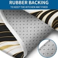 thumbnail image 4 of Black White Gold Marble Pattern Bathroom Rugs Sets 3 Piece,Toilet Cover Set,Absorbent Non Slip Bathroom Mats Sets with U-Shaped Contour Rug Toilet Rug Set, 4 of 5