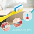 thumbnail image 2 of B Rush Orthodontic Toothbrush Bi-Level/U-Shapes Brush with Engineered Handle, 3 Count (Pack of 1), 2 of 5