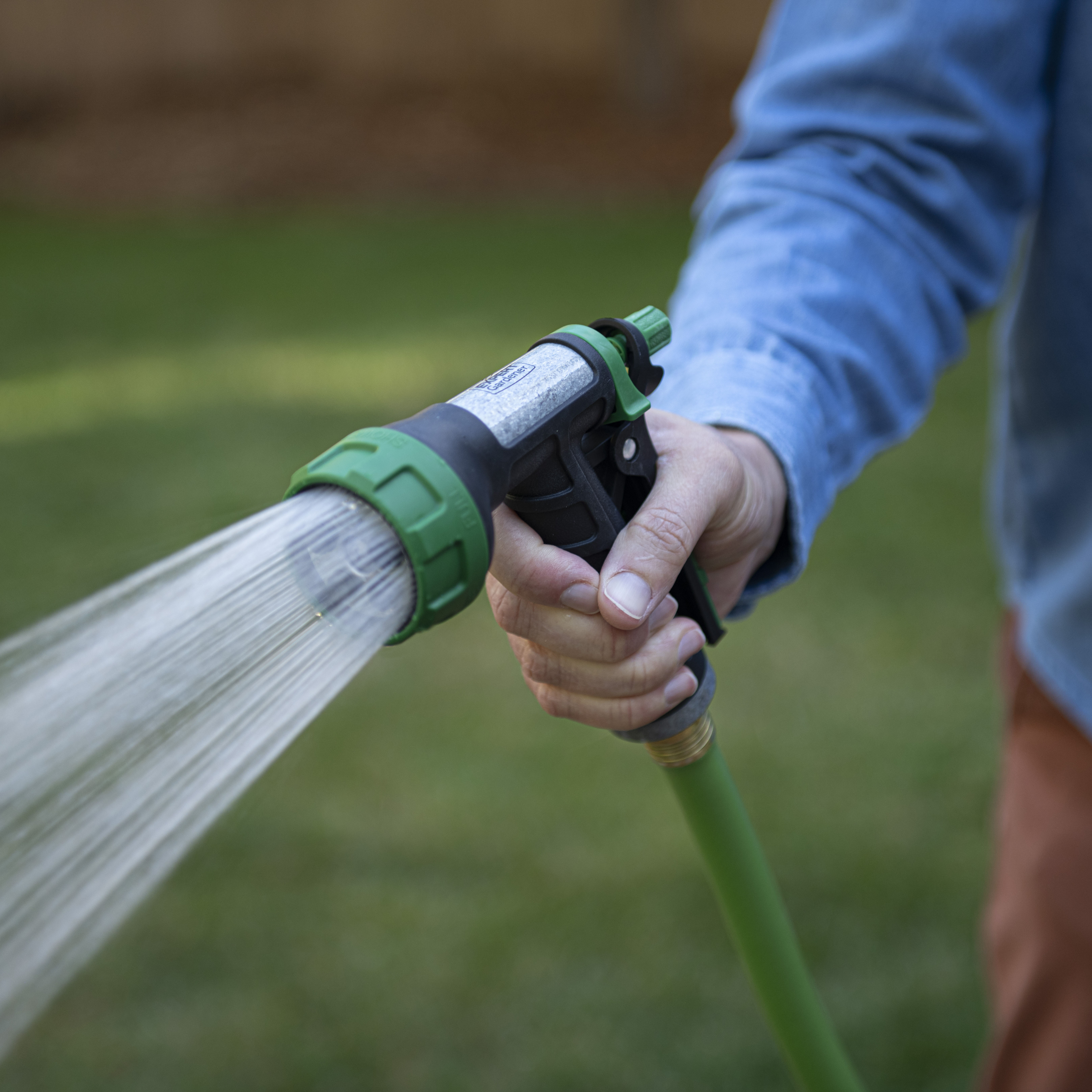 Expert Gardener 6" 5-Pattern Cast Metal Watering Nozzle photo 5