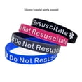 thumbnail image 3 of Decodeary 10Pcs Silicone Bracelet Bracelets Simple Style Rubber Wristband Decoration Gray, 3 of 6