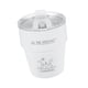 thumbnail image 5 of Taza de camping con tapa de acero inoxidable de doble pared para café, té y leche. Blanco, 5 of 9