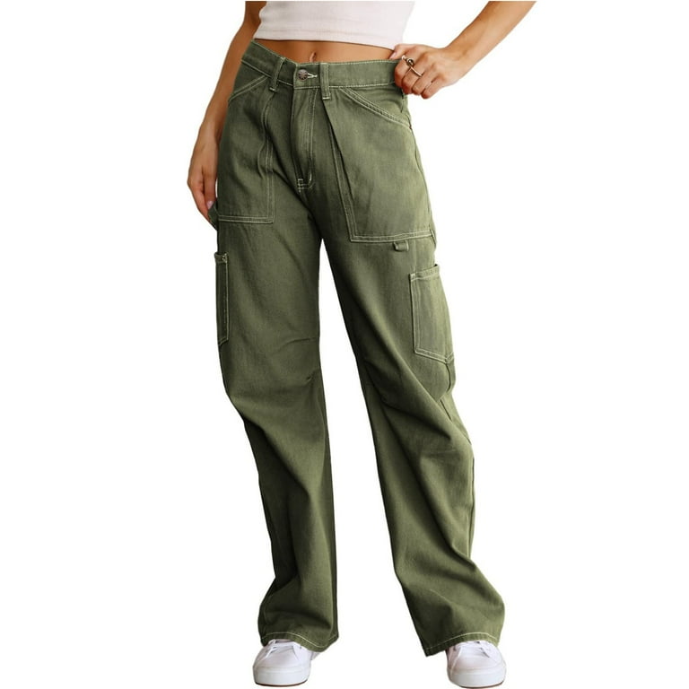 Wellness Zip Hem Wide Cargo Pants レディース