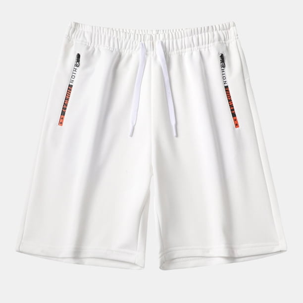 Fiudx Pantalones Cortos Deportivos para Hombre, Transpirables y Ligeros, con Bolsillos con Cremallera, Estilo Corto, Perfectos para Gimnasio, Correr y Nadar, Ideales para Un Estilo de Vida Activo, Ro