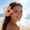 B, variant on Artificial Flower Hair Accessories for Women Girls, Floral Hair for Beach Wedding Party, Summer Tropical Bloom Ponytail Holders, Bridal Shower Hair Decorations for Daily Styling,C