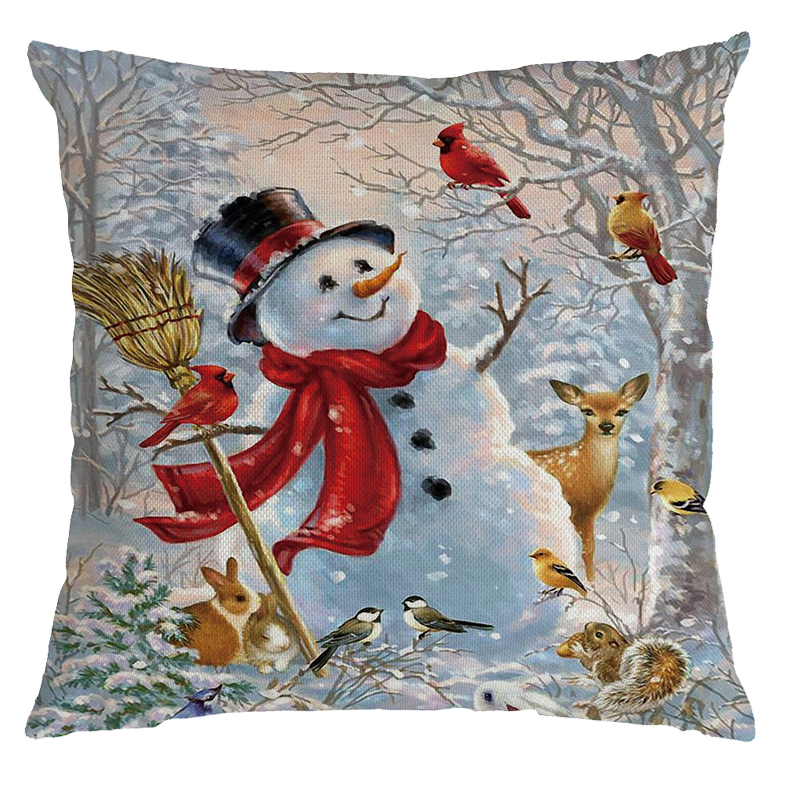 Njoeus King Size Pillow Covers Queen Pillow Cases Christmas Pillow Case