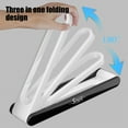 thumbnail image 4 of Meitianfacai Bathroom Wall Mounted Foldable Three in One Slipper Rack Without Punching Multi-functional Slipper Storage Shoe Rack in The Bathroom(Black), 4 of 8