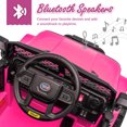 thumbnail image 5 of 12V Kids Ride On Toy, Ride on Truck w/Parent Remote Control, Electric Toddler Ride on Car for Kids w/ Reflective Stickers, Front Anti-Collision Bar Design, LED Headlights, Bluetooth, 3 Speeds(Orange), 5 of 7