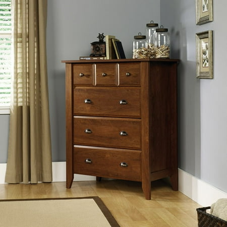 Sauder Shoal Creek 4 Drawer Dresser Oiled Oak Finish Walmart Com
