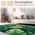 thumbnail image 2 of ODIKA 2'x3' Machine Washable Non-Slip Area Rug, Eclectic Greenery Theme High Traffic Rug, Green, 30887, 2 of 5