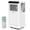 Operation panel black, variant on Soonbuy 8000 BTU Portable Air Conditioners, 4-In-1 Portable AC Unit for Rooms Up to 350 Sq. Ft, Dehumidifier, Fan, Energy Saving, Remote Control, 24 Hour Timer, Sleep Mode, for Bedroom/Office