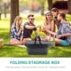 thumbnail image 1 of Caja De Almacenamiento Para Pícnic Cesta de picnic plegable, caja de almacenamiento para acampar, contenedor de frutas y alimentos con tapa (negro), 1 of 8