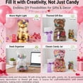 thumbnail image 5 of Large Gummy Bear Containers Plastic, 2026 Clear Gummy Bear Shaped Candy Holder for Valentine’s Day, Reusable Gift Box for Candy, Party Favors & Festive Storage, 5 of 7