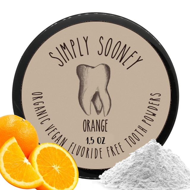 Polvo de dientes Simply Sooney Zero Waste Orange 100 g
