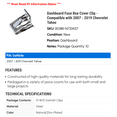 thumbnail image 2 of Dashboard Fuse Box Cover Clip - Compatible with 2007 - 2019 Chevy Tahoe 2008 2009 2010 2011 2012 2013 2014 2015 2016 2017 2018, 2 of 2