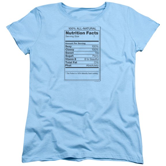 - 100% All Natural - Women's Short Sleeve Shirt - X-Large