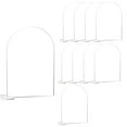 thumbnail image 1 of simhoa Clear Acrylic Place Cards Place Card Signs for Wedding Blank Plate Seating Chart 10pcs, 1 of 6