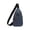 Blue, variant on KOYPTL Crossbody Sling Bag for Men Women Shoulder Cross Body Bag with Multi-pocket Sling Backpack with USB Port Chest Bag for Running Cycling Hiking Workouts Travel