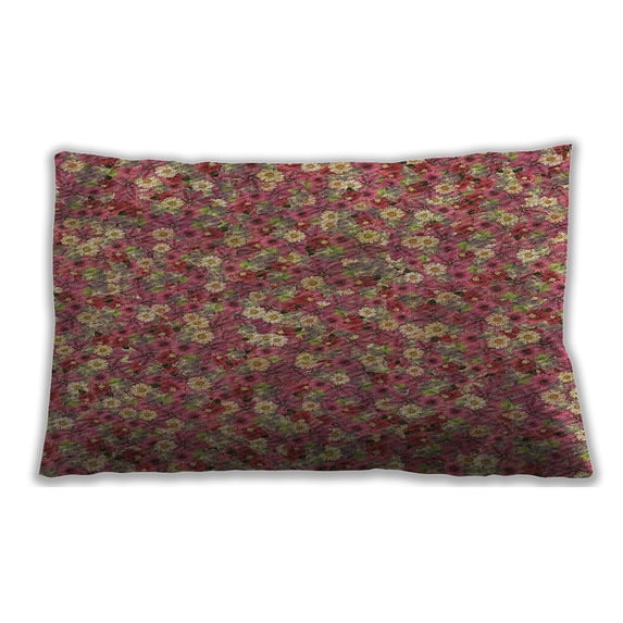 Ahgly Company Outdoor Rectangular Contemporary Lumbar Throw Pillow, 13 inch by 19 inch