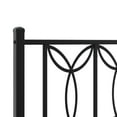 thumbnail image 3 of vidaXL Metal Headboard Black 39.4", 3 of 5