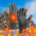 thumbnail image 2 of Cinvoph Winter Glove Waterproof Ski Snow Gloves Men Women, Touchscreen Non-slip Lined Warm Insulated Glove Cycling Cold Weather, Driving Biking Running, 2 of 5