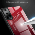 thumbnail image 4 of Gradient Tempered Glass Phone Case Cover For SAMSUNG S21 Plus (Red-Black), 4 of 7
