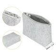 thumbnail image 4 of Unique Bargains Stationery Storage Zipper Pouch Office Organizer Light Gray, 4 of 5