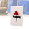 thumbnail image 3 of OUNONA 1Pcs Greeting Card with Dried Flowers Handmade Design for Valentine's Day Decorations, 3 of 8