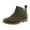 Dark Olive Suede, variant on Mazin Cayto Bootie Women's Boots Dark Olive Suede Size 6.5 M