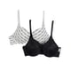 thumbnail image 1 of Bra push-up Aeropostale, paquete de 2, negro con estampado, talla 38C, mujer, 1 of 4
