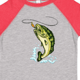 thumbnail image 4 of Inktastic Leaping Bass Fish Boys or Girls Toddler T-Shirt, 4 of 5