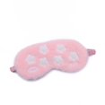 thumbnail image 1 of Máscara para dormir, bonita máscara de ojos bordada de felpa rosa con forma de estrella rosa, 1 of 2