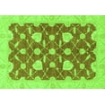 thumbnail image 1 of Ahgly Company Indoor Rectangle Abstract Green Modern Area Rugs, 3' x 5', 1 of 4