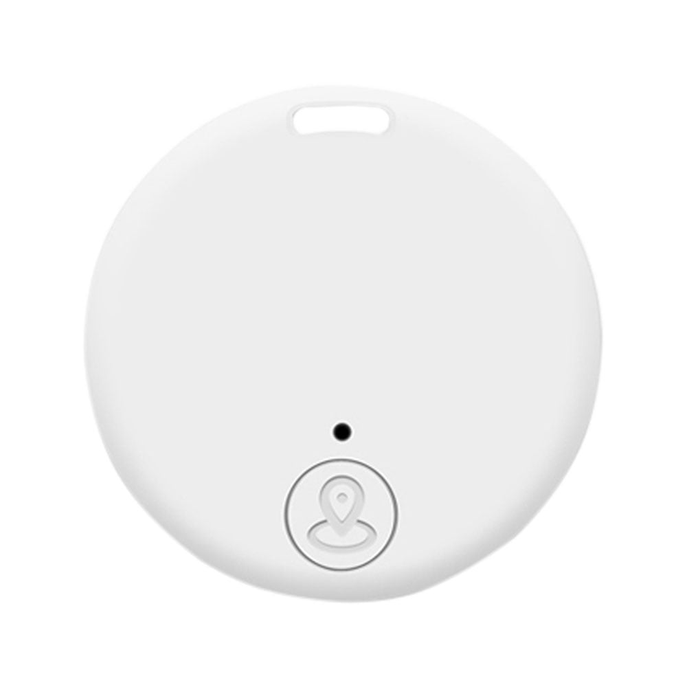Bouanq GPS Smart Tracker Portable Waterproof Bluetooth Tracker Round Item Locator Key Finder Wireless Anti-Lost Sensor Device for Bags Keys Wallet Pets Luggage