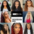 thumbnail image 6 of STUDIOCUT BY PROS Headband Wig Crimp Curl Quick Wrap Headband Wig 20 inch Wave Curly Wigs for Black Women High Heat Resistant Synthetic Wigs HBW002 (OT1B/27/30), 6 of 7