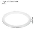 thumbnail image 2 of Uxcell Ruban Chauffant Transparent, 4 Rouleaux 5mmx33m 108 Pieds Ruban Résistant à Haute Température pour Sublimation, 2 of 6