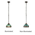 thumbnail image 5 of RADIANCE Goods Victorian-Style 1-Light Antique Dark Bronze Finish Ceiling Mini Pendant 8" Shade, 5 of 7