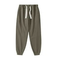 thumbnail image 1 of Diufon Men's Athletic Running Pants Casual Elastic Waisted Drawstring Wide Leg Loose Sweatpants with Pockets, 1 of 6
