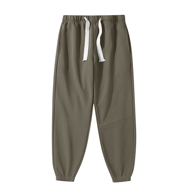 Diufon Men's Athletic Running Pants Casual Elastic Waisted Drawstring Wide Leg Loose Sweatpants with Pockets