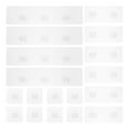 thumbnail image 1 of BRIGHTFUFU 21 ganchos de pared transparentes para baño, sin marcas, extraíbles, autoadhesivos, para cocina y baño., 1 of 7